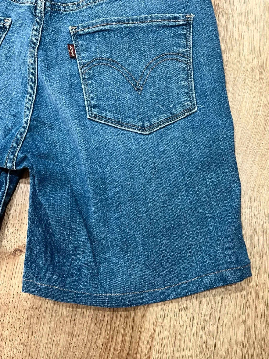 Short Levi's 6 - W28 femme 98% Coton Bleu délavé Slv004 – photo 6